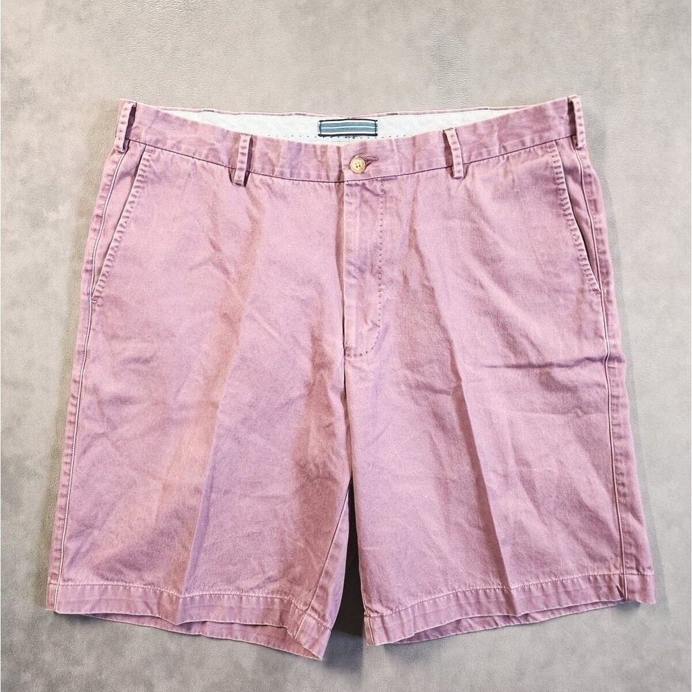 Peter Millar Shorts Mens Size 38 Purple Chino Golf Casual Flat Front Inseam 9"